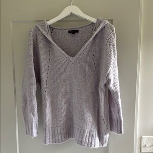 American Eagle Outfitters Light Purple V-Neck Sweater